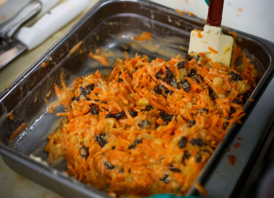 Carrot raisin salad