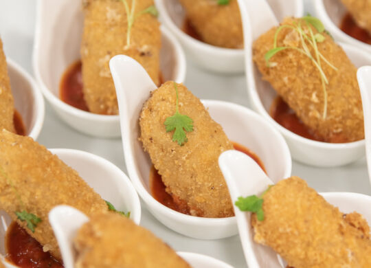 Risotto croquettes with marinara sauce