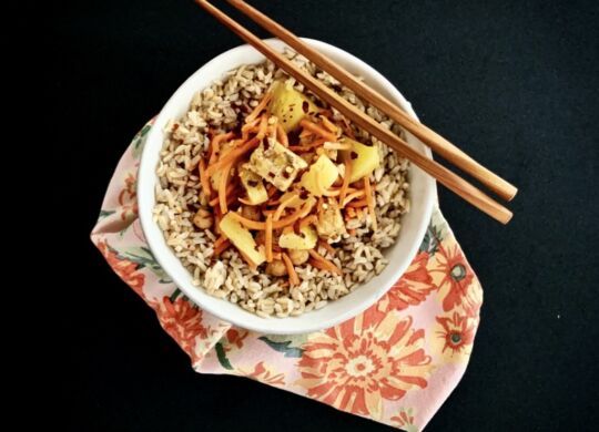 Tropical Tempeh with Pineapple