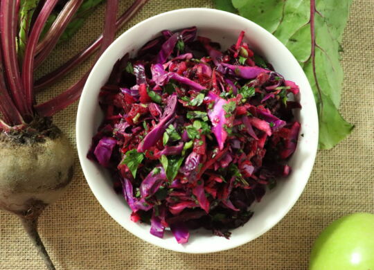 Beet, Cabbage & Apple Slaw