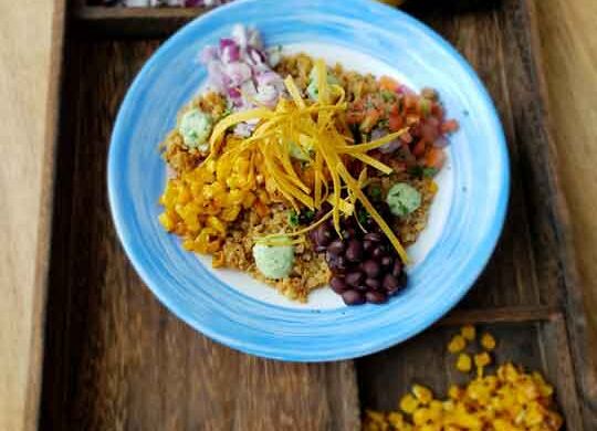 Mexican Spiced Cauliflower Rice Bowl