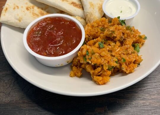 Buffalo Chick’n Quesadillas