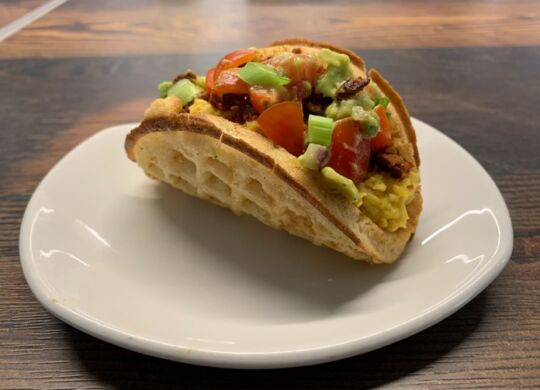 Way-Awesome Waffle Taco