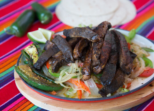 Mushroom fajitas