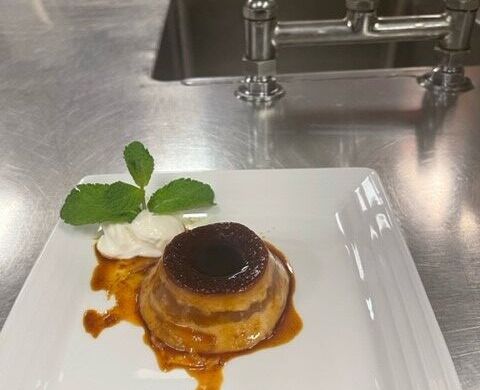 eggless creme caramel