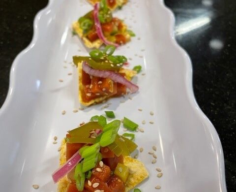 current tuna tartare nachos