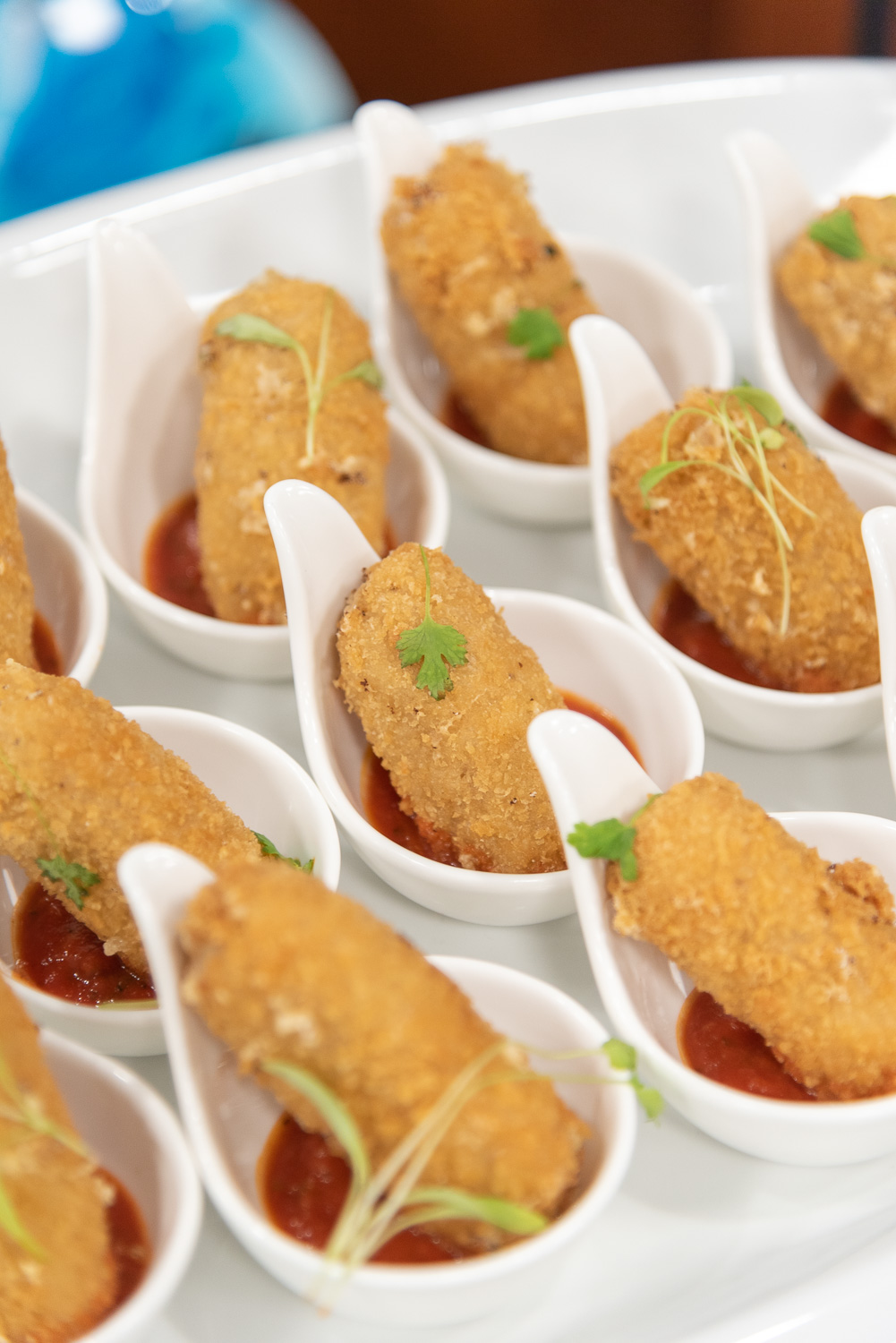 Risotto croquettes with marinara sauce