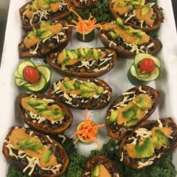 Chipotle sweet potato skins