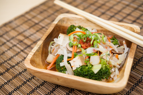 Broccoli tofu stir fry