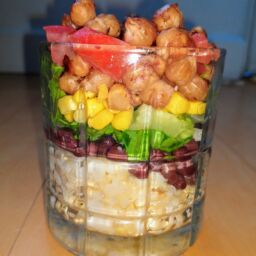 BBQ chopped salad bowl