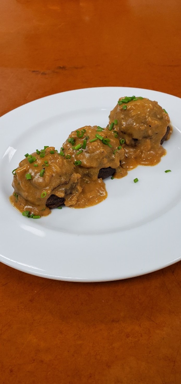 Cajun Stuffed Italian Mushrooms