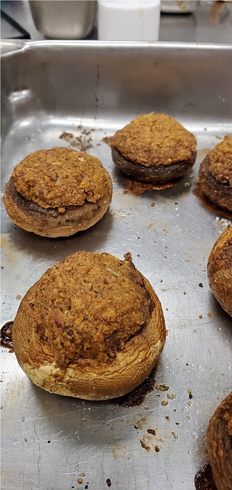 Cajun Stuffed Italian Mushrooms