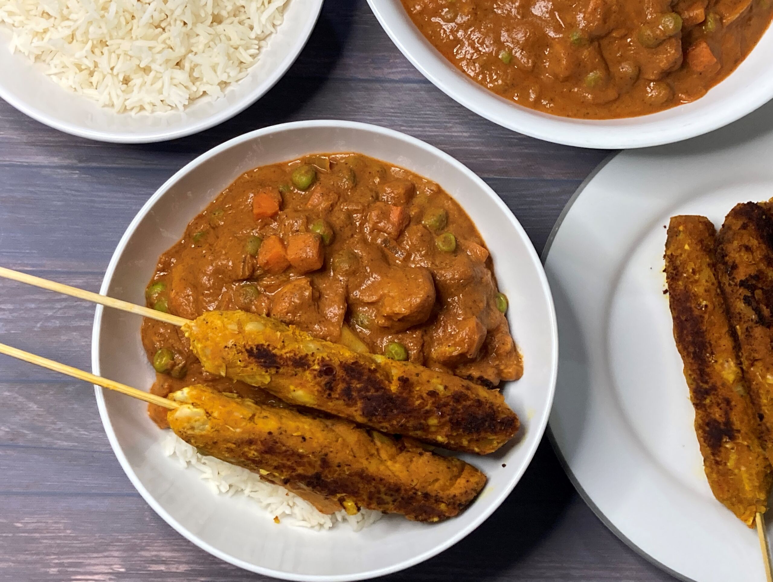 White Bean Tikka Masala Bowl