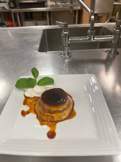 eggless creme caramel