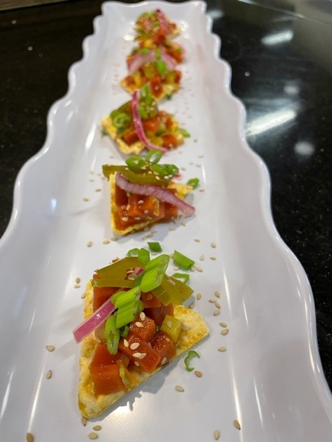 current tuna tartare nachos