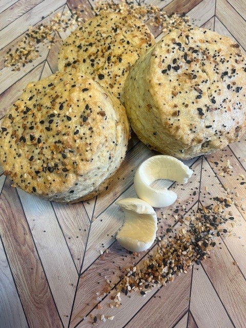 Everything But the Bagel Scones