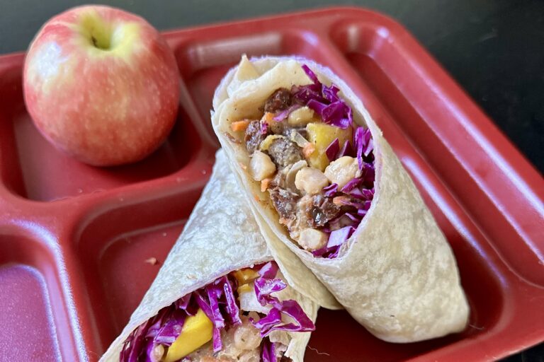 carribean chickpea wrap