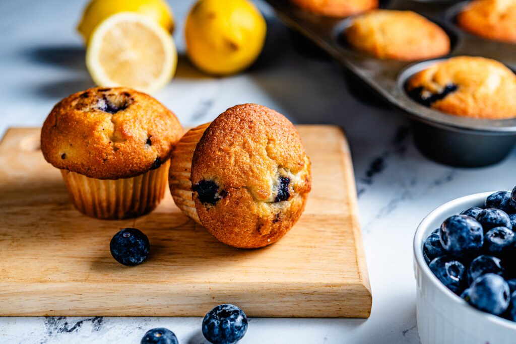 Lemon blueberry muffins
