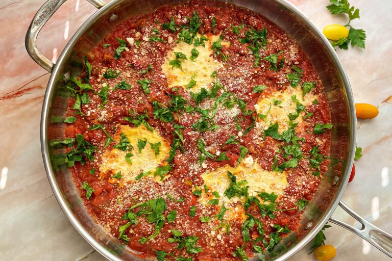Spicy chorizo shakshuka