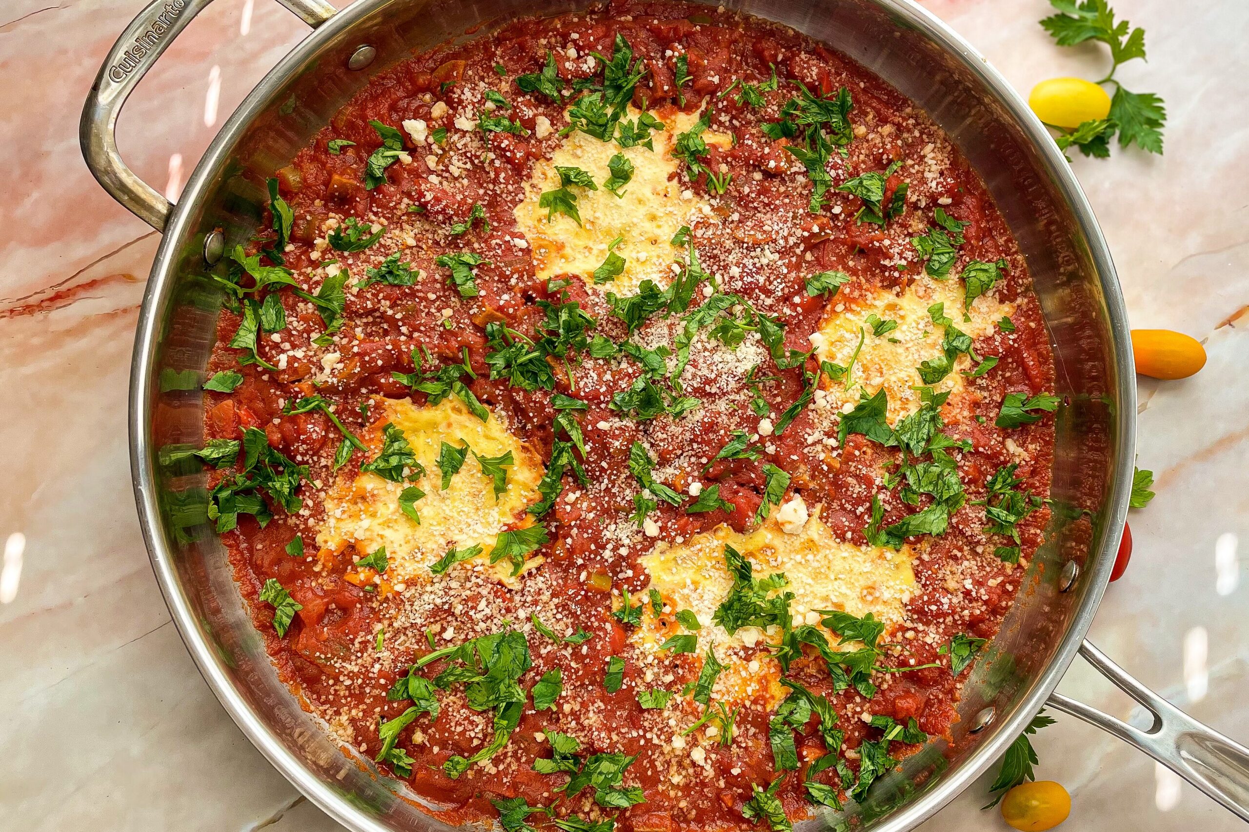 Spicy chorizo shakshuka