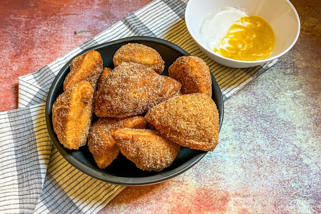 Chai scented mandazi