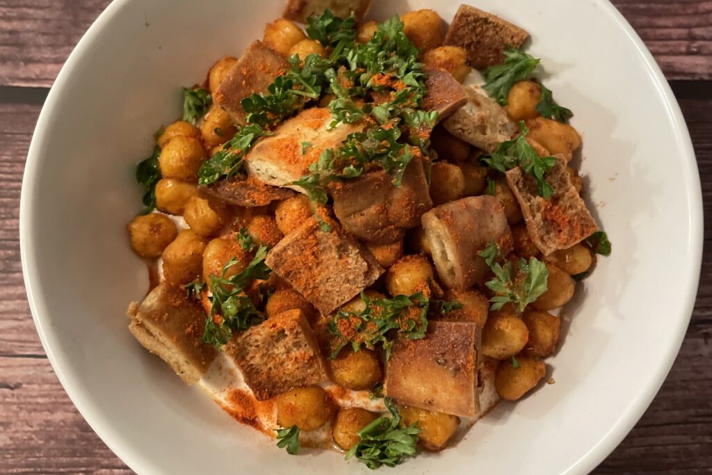 Chickpea fatteh