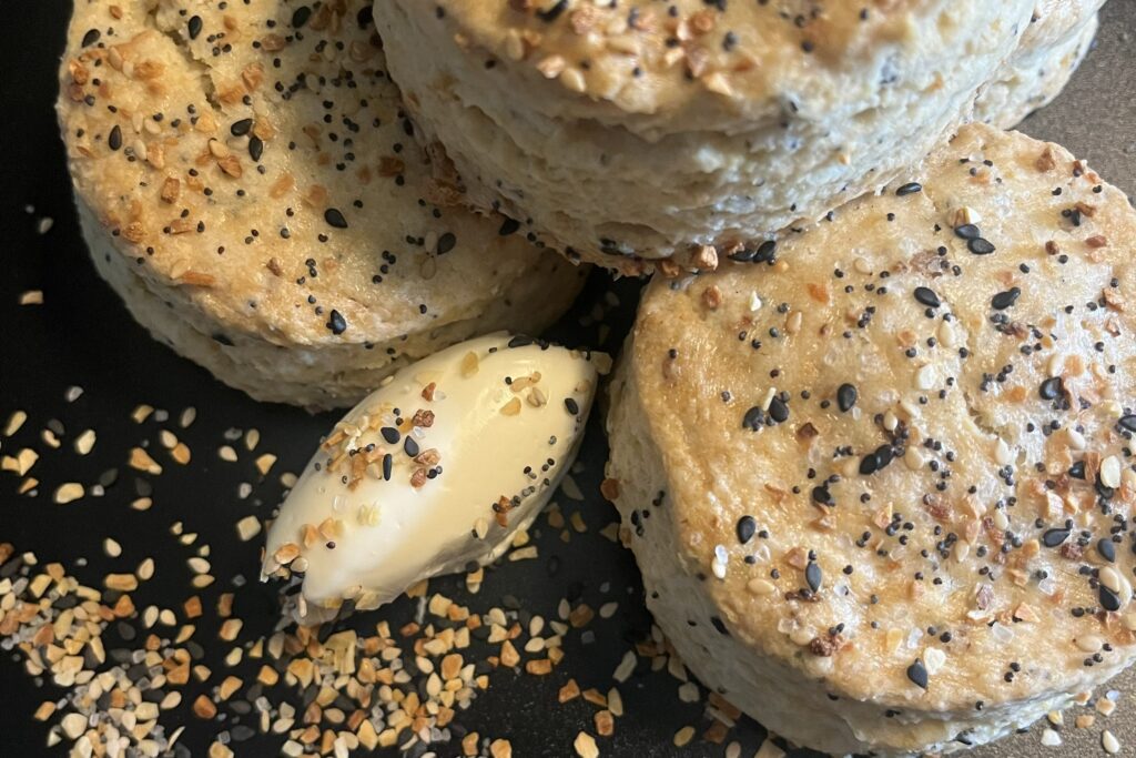 Everything but the bagel scone