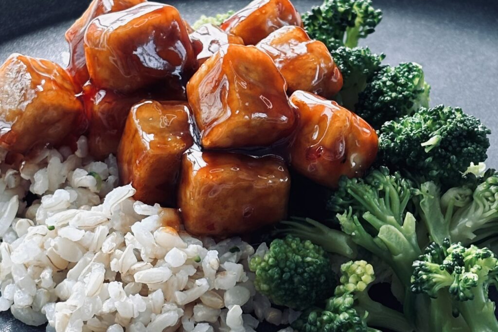 General Tso's tofu