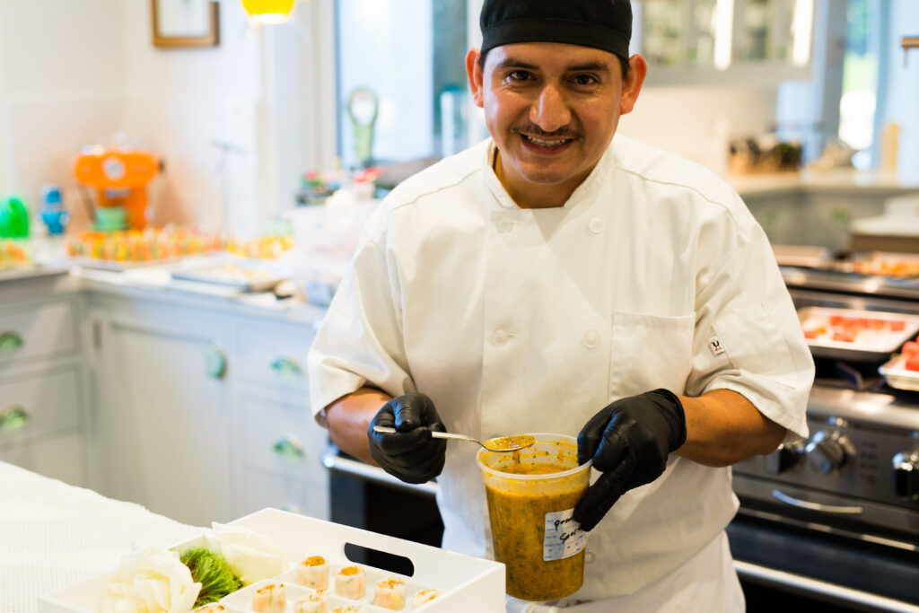 Chef in kitchen
