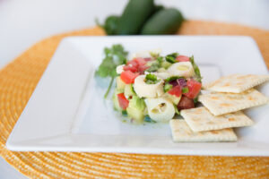 Ceviche de Palmitos y Coliflor